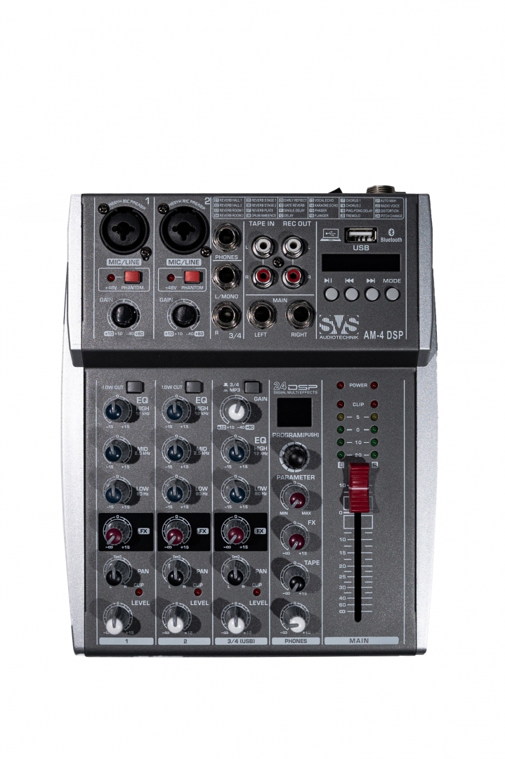 SVS Audiotechnik mixers AM-4 DSP Аналоговый микшерный пульт, 4-канала в Камышлове