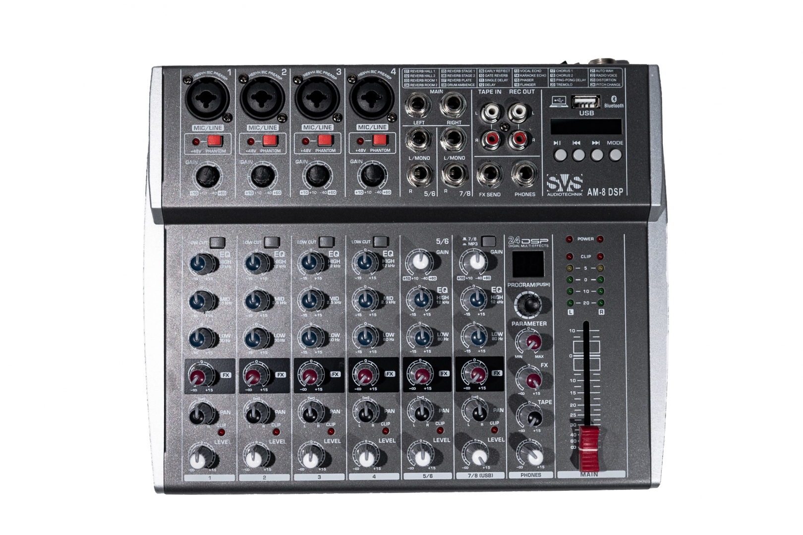 SVS Audiotechnik mixers AM-8 DSP Микшерный пульт аналоговый, 8-канальный в Камышлове