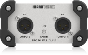 Klark Teknik DI 22P пассивный стерео директ-бокс в Камышлове
